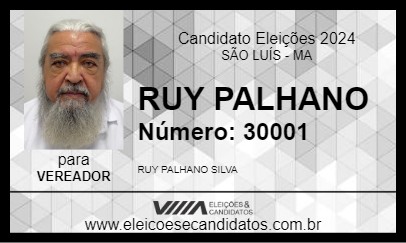 Candidato RUY PALHANO 2024 - SÃO LUÍS - Eleições