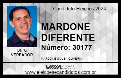 Candidato MARDONE DIFERENTE 2024 - SÃO LUÍS - Eleições