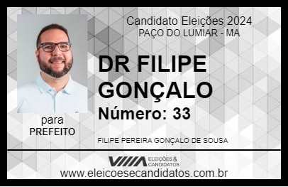 Candidato DR FILIPE GONÇALO 2024 - PAÇO DO LUMIAR - Eleições