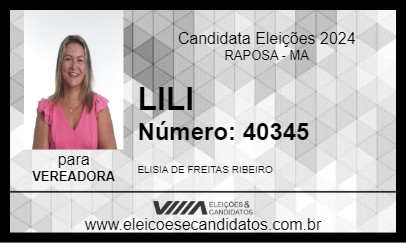 Candidato LILI 2024 - RAPOSA - Eleições