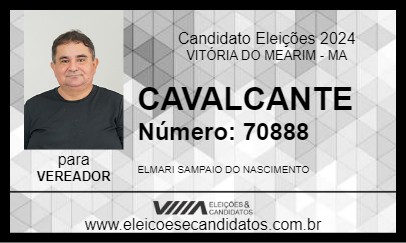 Candidato CAVALCANTE 2024 - VITÓRIA DO MEARIM - Eleições