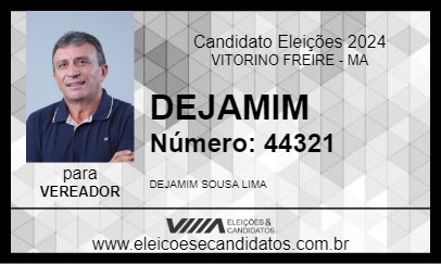 Candidato DEJAMIM  2024 - VITORINO FREIRE - Eleições