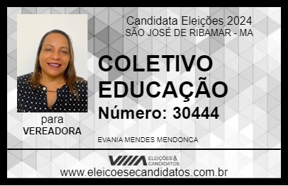 Candidato COLETIVO EDUCAÇÃO 2024 - SÃO JOSÉ DE RIBAMAR - Eleições