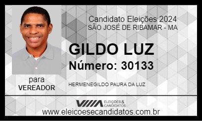 Candidato GILDO LUZ 2024 - SÃO JOSÉ DE RIBAMAR - Eleições