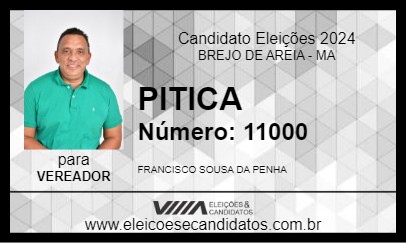 Candidato PITICA 2024 - BREJO DE AREIA - Eleições