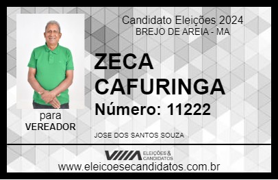 Candidato ZECA CAFURINGA 2024 - BREJO DE AREIA - Eleições