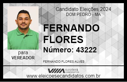 Candidato FERNANDO FLORES 2024 - DOM PEDRO - Eleições