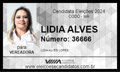 Candidato LIDIA ALVES 2024 - CODÓ - Eleições