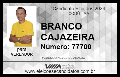 Candidato BRANCO CAJAZEIRAS 2024 - CODÓ - Eleições