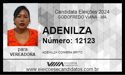 Candidato ADENILZA 2024 - GODOFREDO VIANA - Eleições