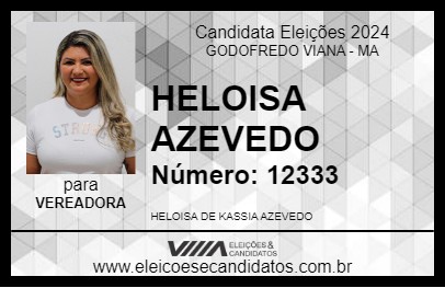 Candidato HELOISA AZEVEDO 2024 - GODOFREDO VIANA - Eleições