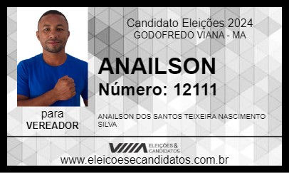 Candidato ANAILSON 2024 - GODOFREDO VIANA - Eleições