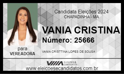 Candidato VANIA CRISTINA 2024 - CHAPADINHA - Eleições