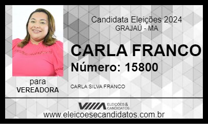 Candidato CARLA FRANCO 2024 - GRAJAÚ - Eleições