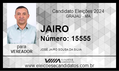 Candidato JAIRO 2024 - GRAJAÚ - Eleições