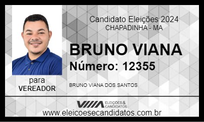 Candidato BRUNO VIANA 2024 - CHAPADINHA - Eleições