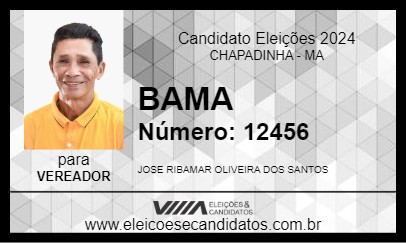 Candidato BAMA 2024 - CHAPADINHA - Eleições