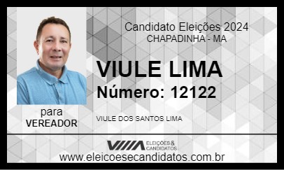 Candidato VIULE LIMA 2024 - CHAPADINHA - Eleições