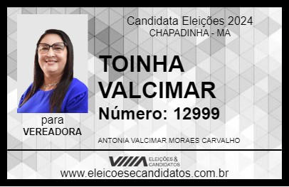 Candidato TOINHA VALCIMAR 2024 - CHAPADINHA - Eleições