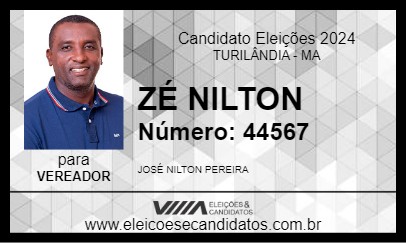 Candidato ZÉ NILTON 2024 - TURILÂNDIA - Eleições