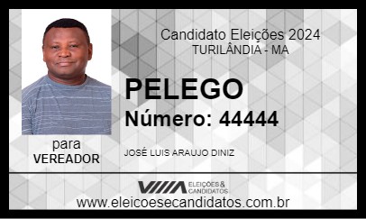 Candidato PELEGO 2024 - TURILÂNDIA - Eleições