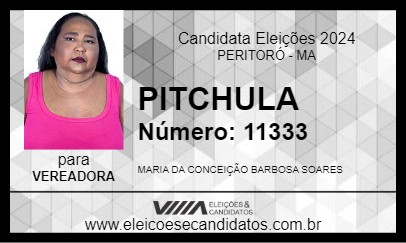 Candidato PITCHULA 2024 - PERITORÓ - Eleições