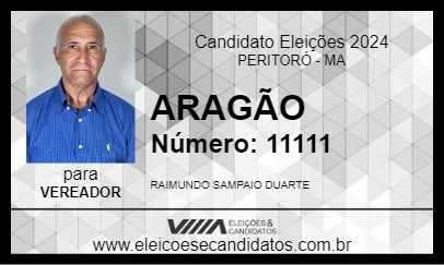 Candidato ARAGÃO 2024 - PERITORÓ - Eleições