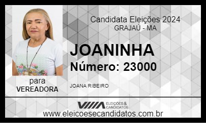 Candidato JOANINHA 2024 - GRAJAÚ - Eleições