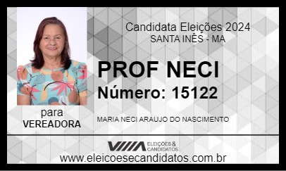 Candidato PROF NECI 2024 - SANTA INÊS - Eleições