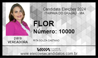 Candidato FLOR 2024 - ITAIPAVA DO GRAJAÚ - Eleições