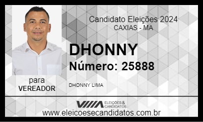 Candidato DHONNY 2024 - CAXIAS - Eleições