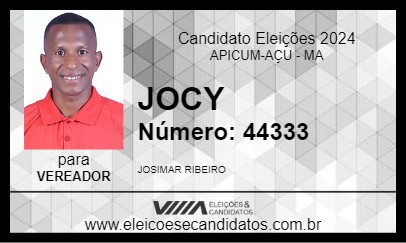 Candidato JOCY 2024 - APICUM-AÇU - Eleições