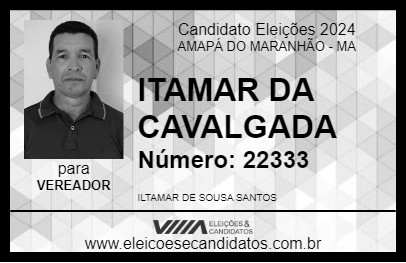 Candidato ITAMAR DA CAVALGADA 2024 - AMAPÁ DO MARANHÃO - Eleições