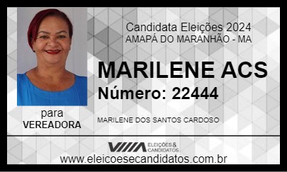 Candidato MARILENE ACS 2024 - AMAPÁ DO MARANHÃO - Eleições