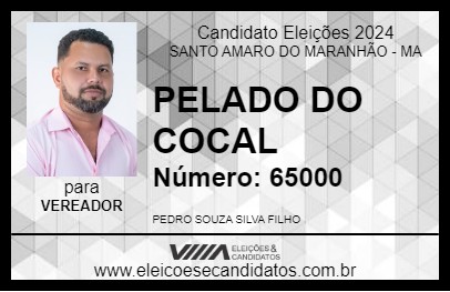 Candidato PELADO DO COCAL 2024 - SANTO AMARO DO MARANHÃO - Eleições