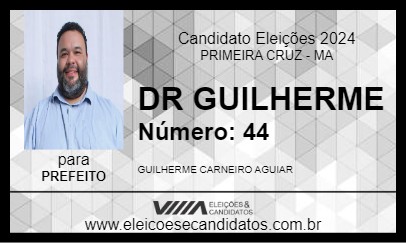 Candidato DR GUILHERME 2024 - PRIMEIRA CRUZ - Eleições