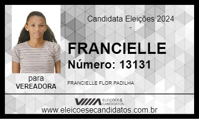 Candidato FRANCIELLE 2024 - CENTRAL DO MARANHÃO - Eleições