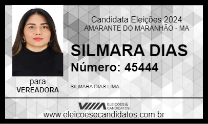 Candidato SILMARA DIAS 2024 - AMARANTE DO MARANHÃO - Eleições