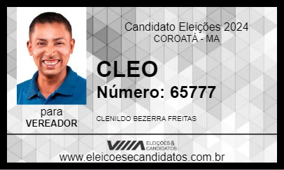 Candidato CLEO 2024 - COROATÁ - Eleições