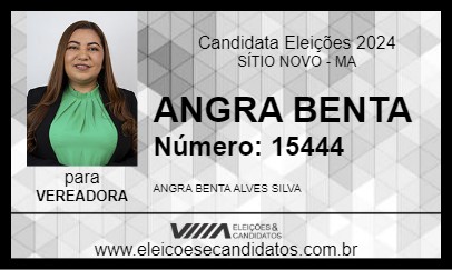 Candidato ANGRA BENTA 2024 - SÍTIO NOVO - Eleições