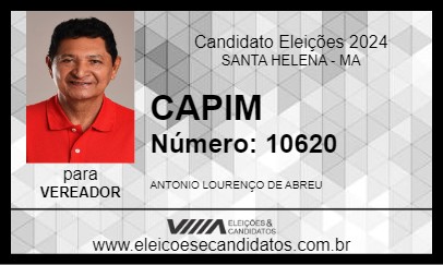 Candidato CAPIM 2024 - SANTA HELENA - Eleições