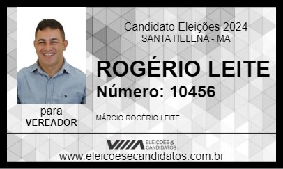 Candidato ROGÉRIO LEITE 2024 - SANTA HELENA - Eleições