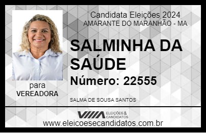 Candidato SALMINHA DA SAÚDE 2024 - AMARANTE DO MARANHÃO - Eleições