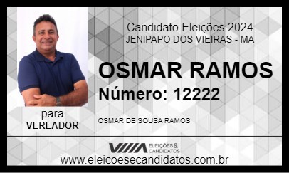 Candidato OSMAR RAMOS 2024 - JENIPAPO DOS VIEIRAS - Eleições