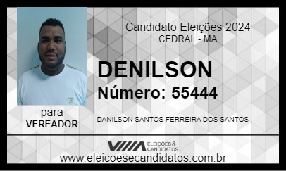 Candidato DENILSON 2024 - CEDRAL - Eleições