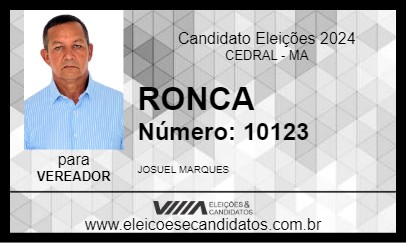 Candidato RONCA 2024 - CEDRAL - Eleições