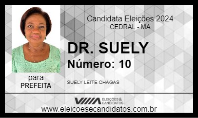 Candidato DR. SUELY 2024 - CEDRAL - Eleições