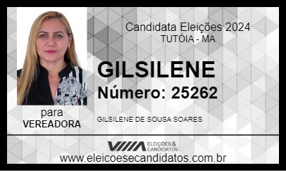 Candidato GILSILENE 2024 - TUTÓIA - Eleições