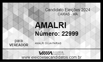 Candidato AMALRI DO CRÉDIARIO 2024 - CAXIAS - Eleições