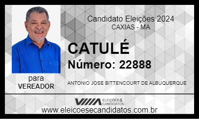 Candidato CATULÉ 2024 - CAXIAS - Eleições